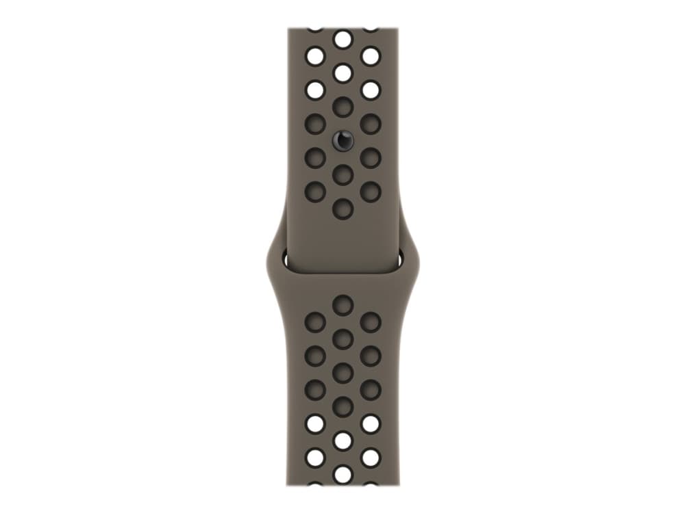 Apple Nike - Rem för smartklocka - 41 mm - Almindelig storlek - olive grey/black