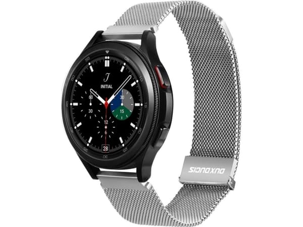 Dux Ducis Dux Ducis Magnetarmband för Samsung Galaxy Watch / Huawei Watch / Honor Watch (20mm band) magnetband silver (Milanese Version)