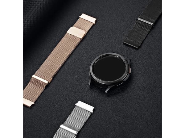 Dux Ducis Dux Ducis Magnetiskt armband för Samsung Galaxy Watch / Huawei Watch / Honor Watch / Xiaomi Watch (22mm band) magnetiskt armband silver (Mi