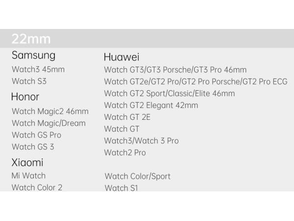 Dux Ducis Dux Ducis Magnetiskt armband för Samsung Galaxy Watch / Huawei Watch / Honor Watch / Xiaomi Watch (22mm band) magnetiskt armband silver (Mi