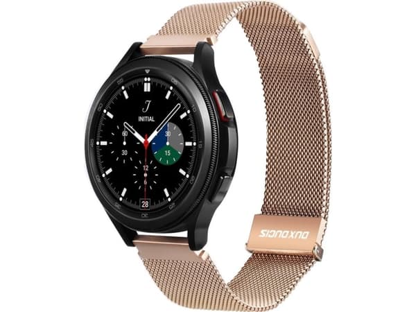 Dux Ducis Dux Ducis magnetstropp for Samsung Galaxy Watch / Huawei Watch / Honor Watch (20 mm bånd) Magnetisk stropp gull (Milansk versjon)