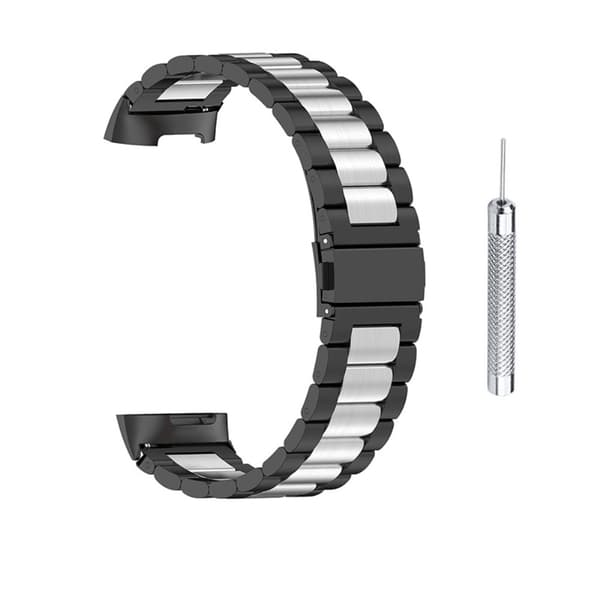Metallarmband Fitbit Charge 5 Svart/Silver
