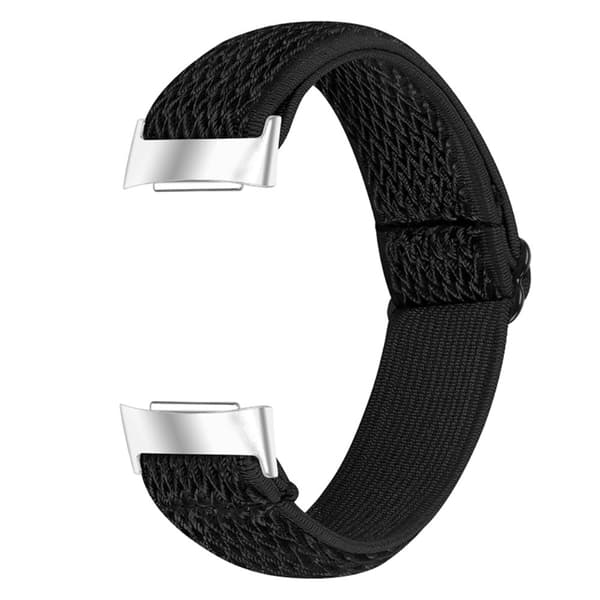 Vävd Nylonarmband Fitbit Charge 5 Svart