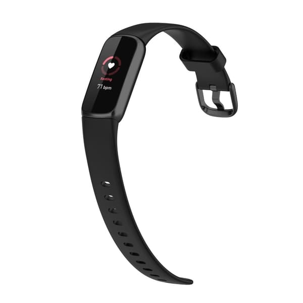 Silikonarmband Fitbit Luxe Svart