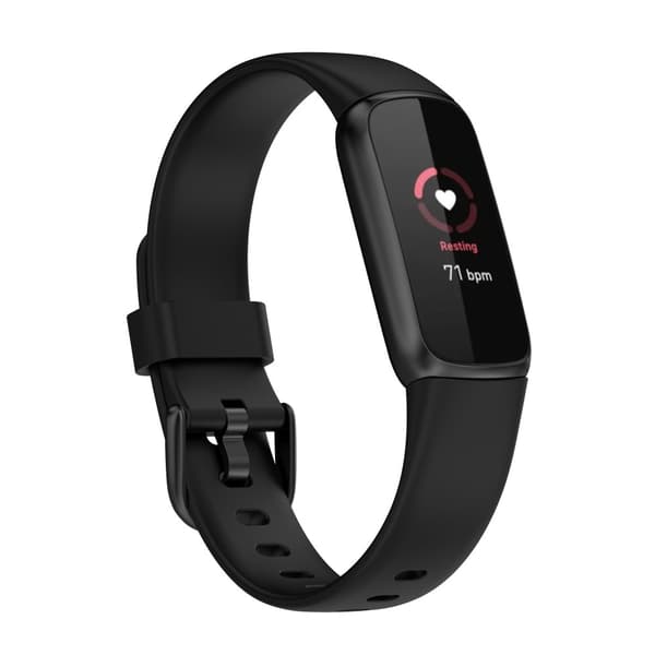 Silikonarmband Fitbit Luxe Svart