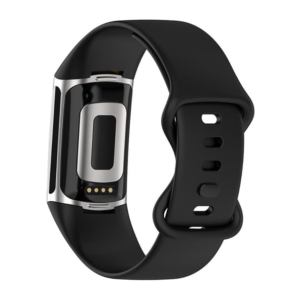 Silikonarmband Fitbit Charge 5 Svart