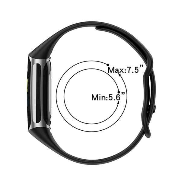 Silikonarmband Fitbit Charge 5 Ljuslila