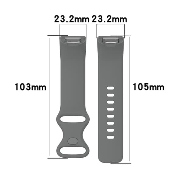 Silikonarmband Fitbit Charge 5 Ljuslila