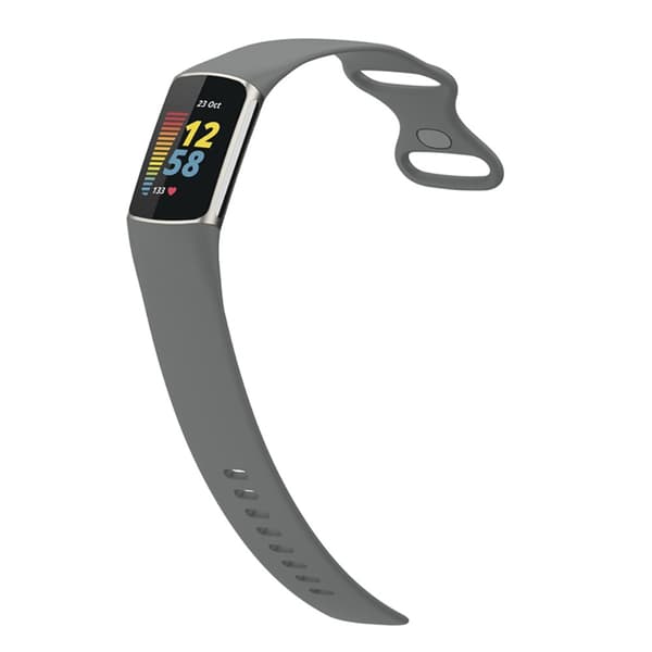 Silikonarmband Fitbit Charge 5 Grå
