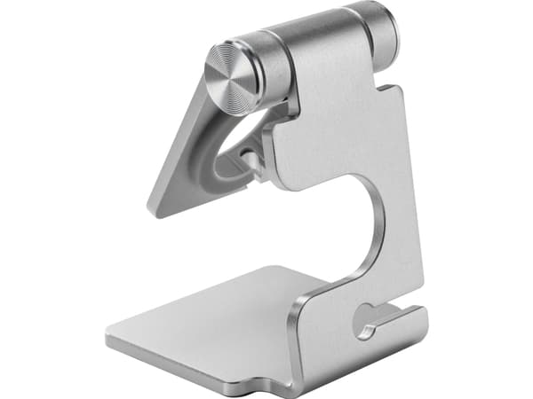 InLine 55730, Hållare, Smartwatch, Silver, Apple, Apple Watch, Gjuten aluminium, Silikon