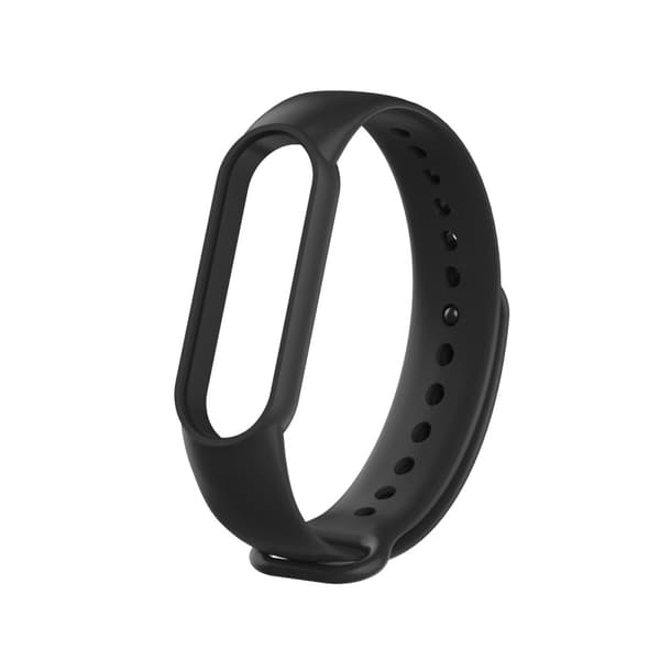 Silikonarmband Xiaomi Mi Band 5/6 Svart
