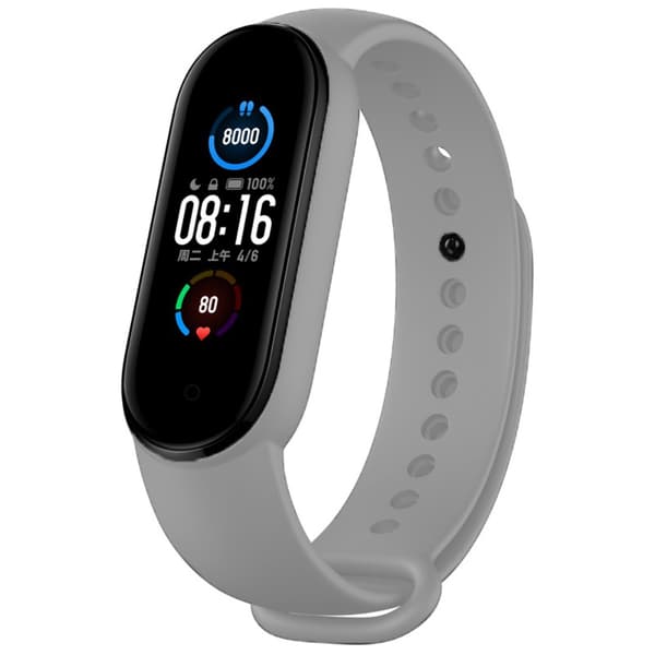 Silikonarmband Xiaomi Mi Band 5/6 Grå