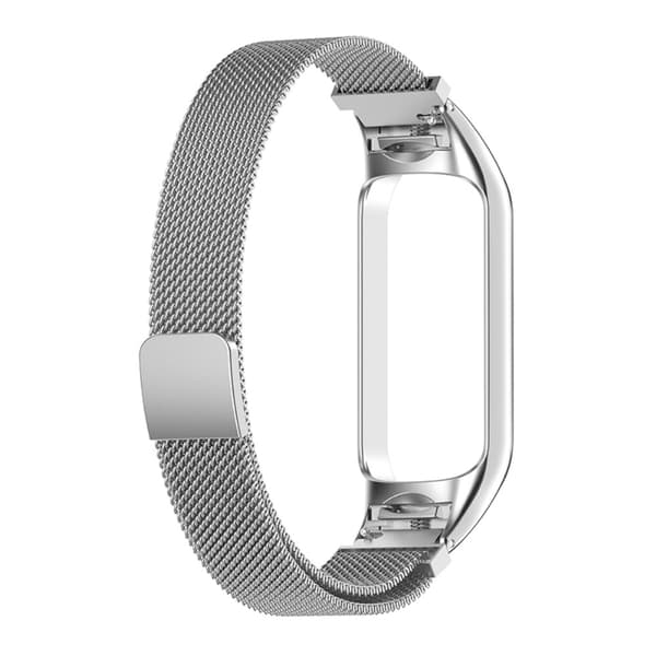 Milanese Loop Armband Xiaomi Mi Band 5/6 Silver