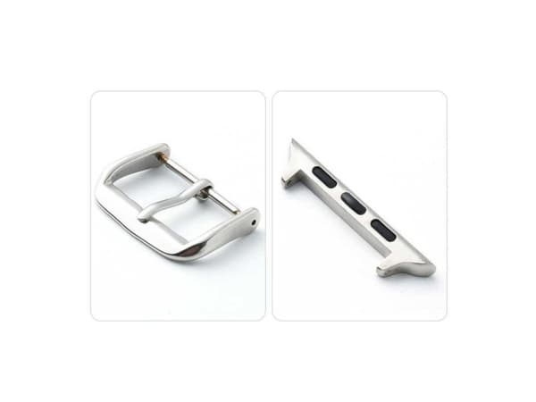 Crong Noble Band - Apple Watch ekte skinnrem 42/44/45/49 mm (Mokka)