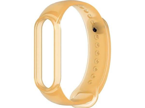 Hurtel replacement silicone wristband strap for Xiaomi Mi Band 5 gold