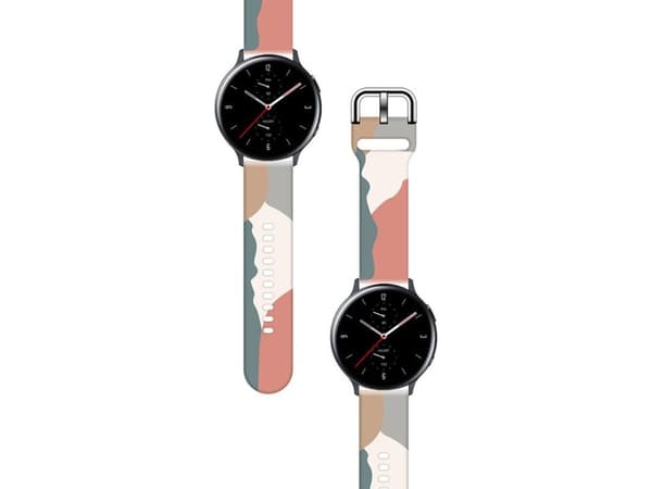 Hurtel Strap Camo Band for Samsung Galaxy Watch 42 mm Silikonrem Camo Watch Armbånd (15)