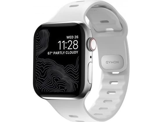 Nomad NOMAD Sport Strap Slim Vanntett 49mm / 45mm / 44mm | Hvit