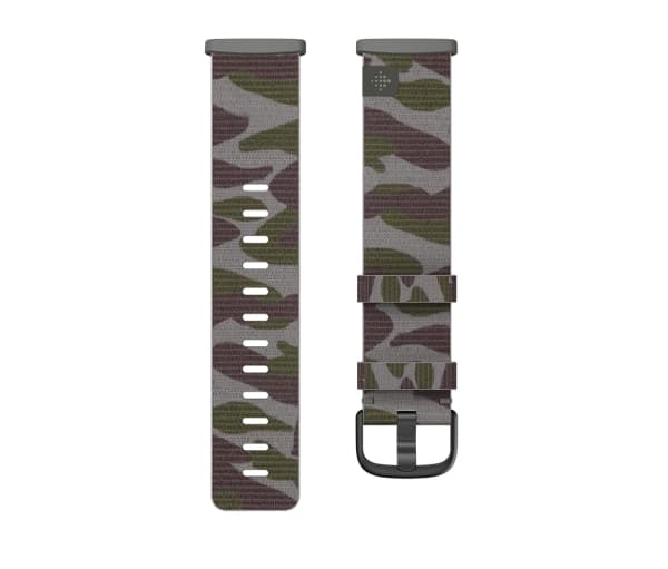 Fitbit FB174WBGNS, Yhtye, Älykello, Maastoväri, Fitbit, Sense, Versa 3, Alumiini, Synteettinen
