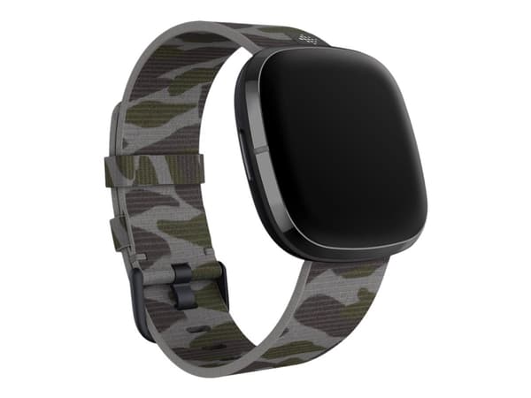 Fitbit FB174WBGNS, Yhtye, Älykello, Maastoväri, Fitbit, Sense, Versa 3, Alumiini, Synteettinen