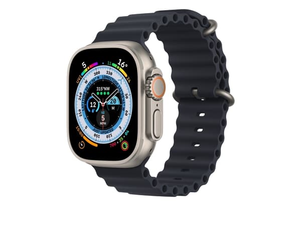 Apple - Forlengelse av klokkerem for smart armbåndsur - 49 mm - 130 - 250 mm - midnatt