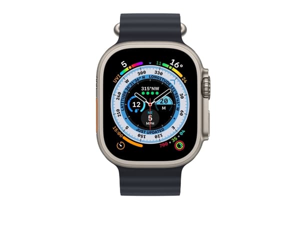 Apple - Forlengelse av klokkerem for smart armbåndsur - 49 mm - 130 - 250 mm - midnatt