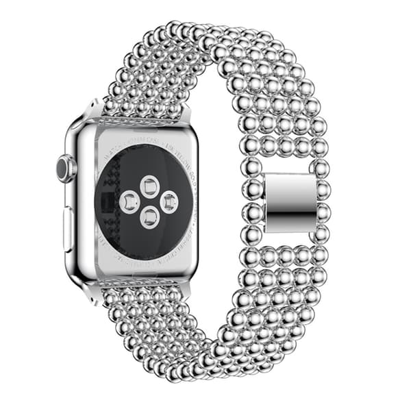 Beads Link Armband Apple Watch 42/44/45/49 mm Silver