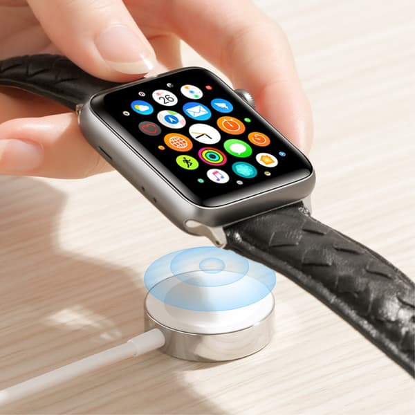 Joyroom Apple Watch Laddare Magnet Vit
