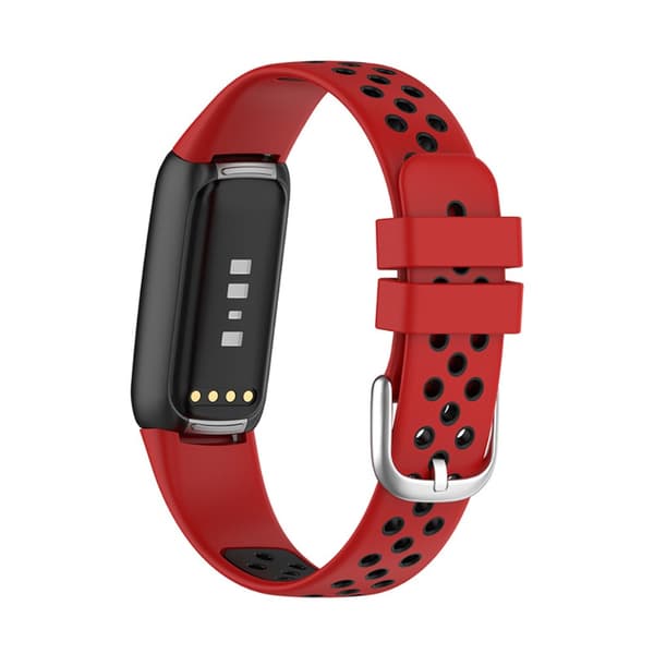 Sportarmband Fitbit Luxe Röd/Svart