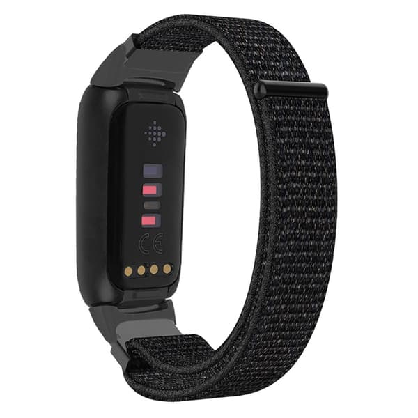 Nylonarmband Fitbit Luxe Svart