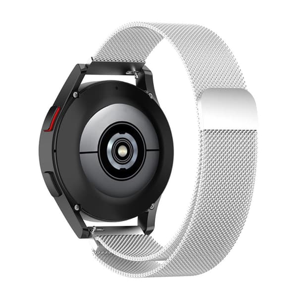 Milanese Loop Armband Samsung Galaxy Watch 4 44mm/Classic 46mm Silver