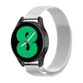 Miniatyrbild 1 av 6: Milanese Loop Armband Samsung Galaxy Watch 4 44mm/Classic 46mm Silver