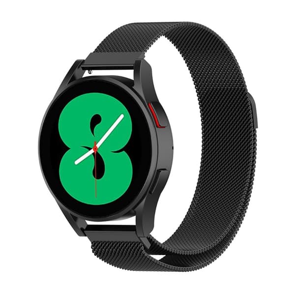 Milanese Loop Armband Samsung Galaxy Watch 4 44mm/Classic 46mm Svart