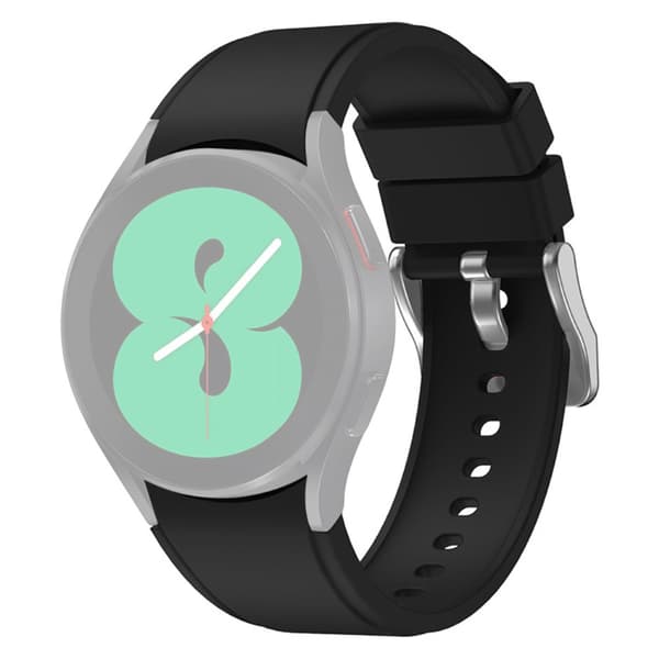 Silikonarmband Samsung Galaxy Watch 4 40/42/44/46 Svart