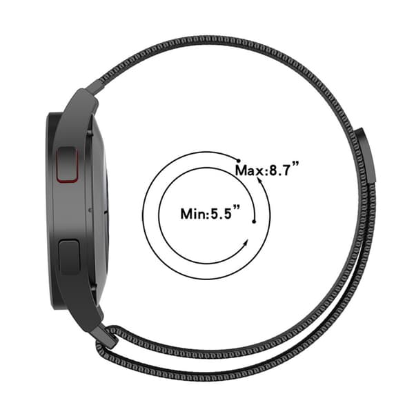 Milanese Loop Armband Samsung Galaxy Watch 4 40mm/Classic 42mm Silver