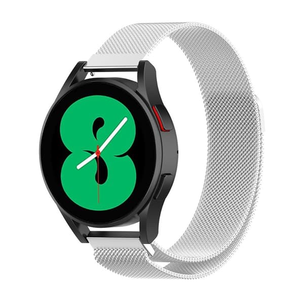 Milanese Loop Armband Samsung Galaxy Watch 4 40mm/Classic 42mm Silver