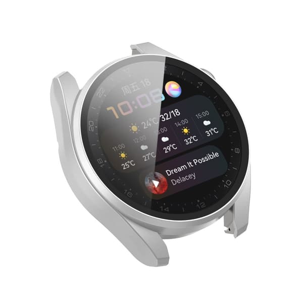 Heltäckande Skal Huawei Watch 3 Pro Silver