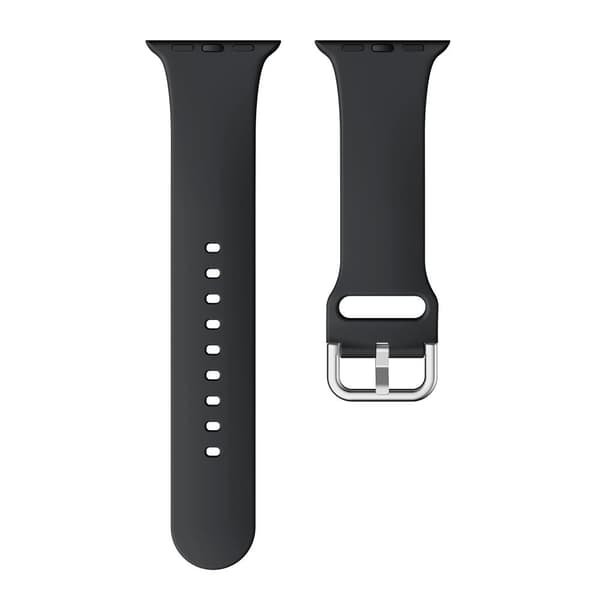 Soft Silikonarmband Apple Watch 38/40/41 mm Svart