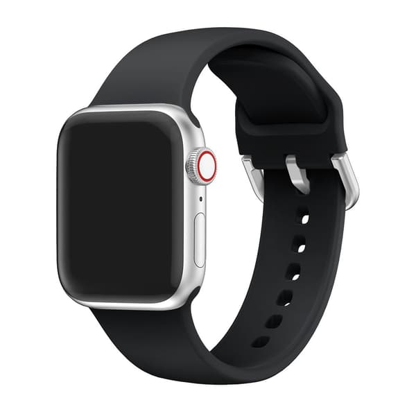Soft Silikonarmband Apple Watch 38/40/41 mm Svart