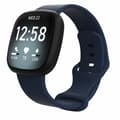 Miniatyrbild 1 av 6: Silikonarmband Fitbit Versa 3/Sense Mörkblå