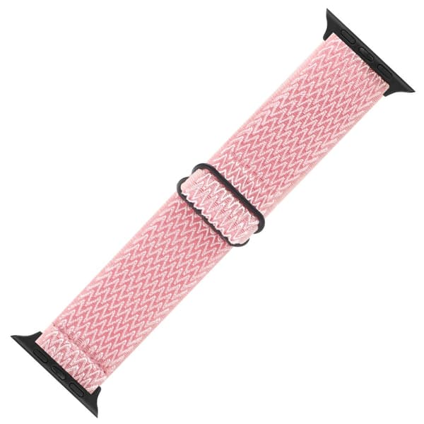 Vävd Nylonarmband Apple Watch 42/44/45/49 mm Rosa