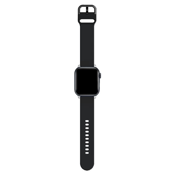 Soft Silikonarmband Apple Watch 42/44/45/49 mm Svart