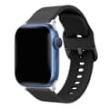Miniatyrbild 1 av 5: Soft Silikonarmband Apple Watch 42/44/45/49 mm Svart