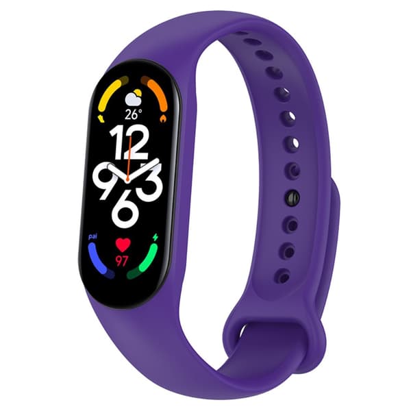 Silikonarmband Xiaomi Mi Band 7 Lila
