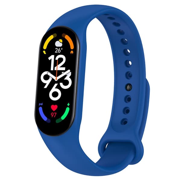 Silikonarmband Xiaomi Mi Band 7 Blå