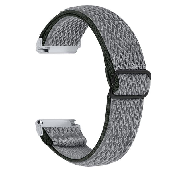 Vävd Nylonarmband Fitbit Versa/Versa 2 Grå