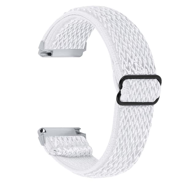 Vävd Nylonarmband Fitbit Versa/Versa 2 Vit