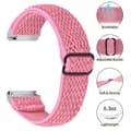 Miniatyrbild 3 av 3: Vävd Nylonarmband Fitbit Versa/Versa 2 Rosa