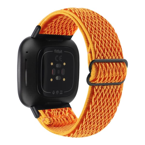 Vävd Nylonarmband Fitbit Versa 4/Sense 2 Orange