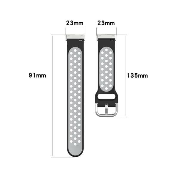 Sportarmband Fitbit Versa 4/Sense 2 Svart/Grå