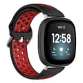 Miniatyrbild 1 av 5: Sportarmband Fitbit Versa 4/Sense 2 Svart/Röd